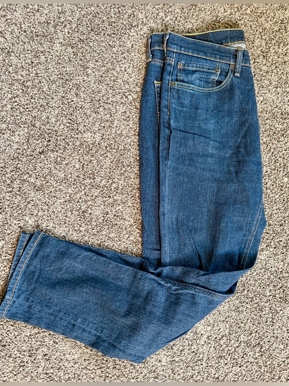 Levi's Blue Straight-Leg Men's Jeans